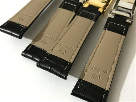 rolex watch straps london|Rolex leather strap with clasp.